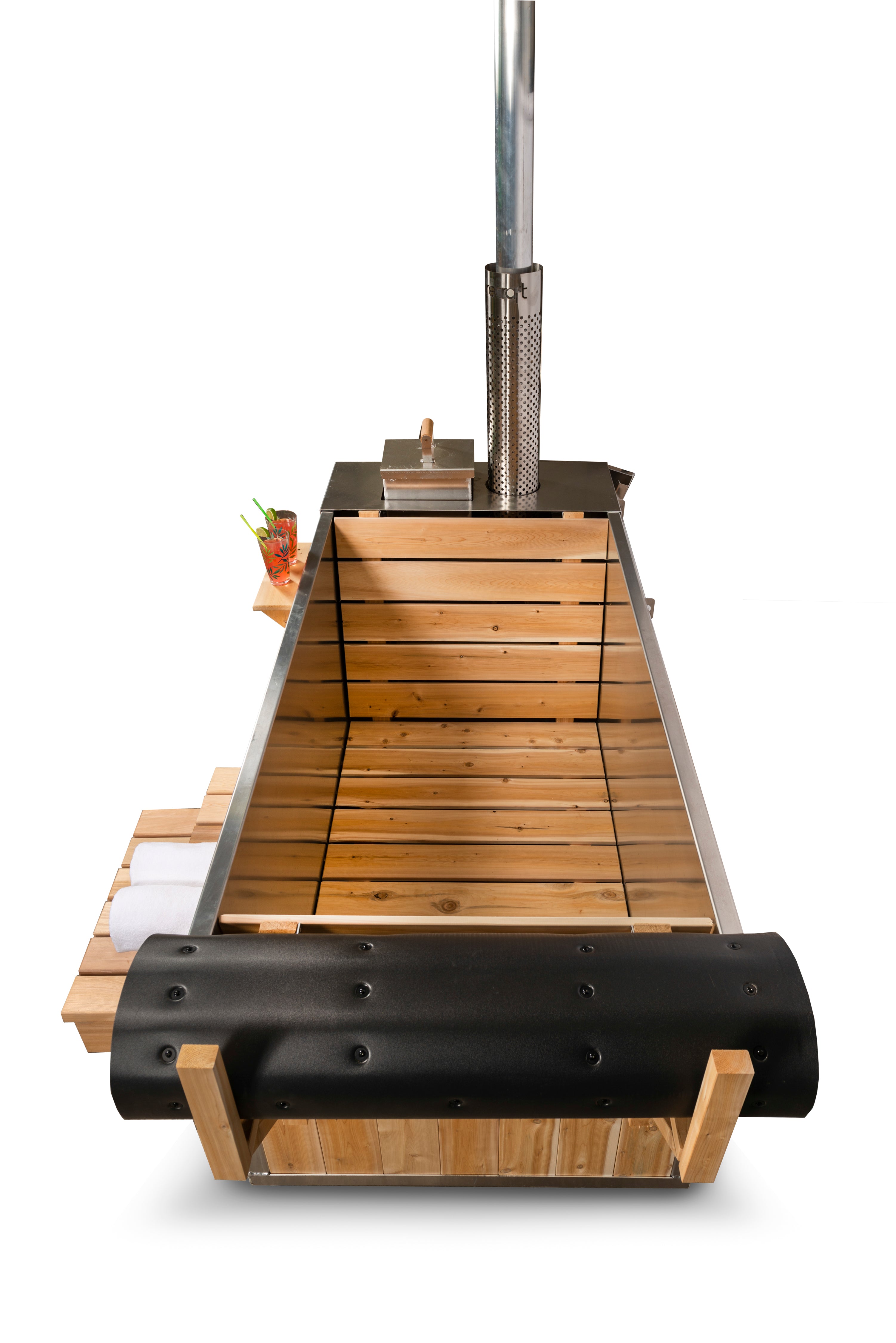 Starlight Wood-Fired Hot Tub by Leisurecraft