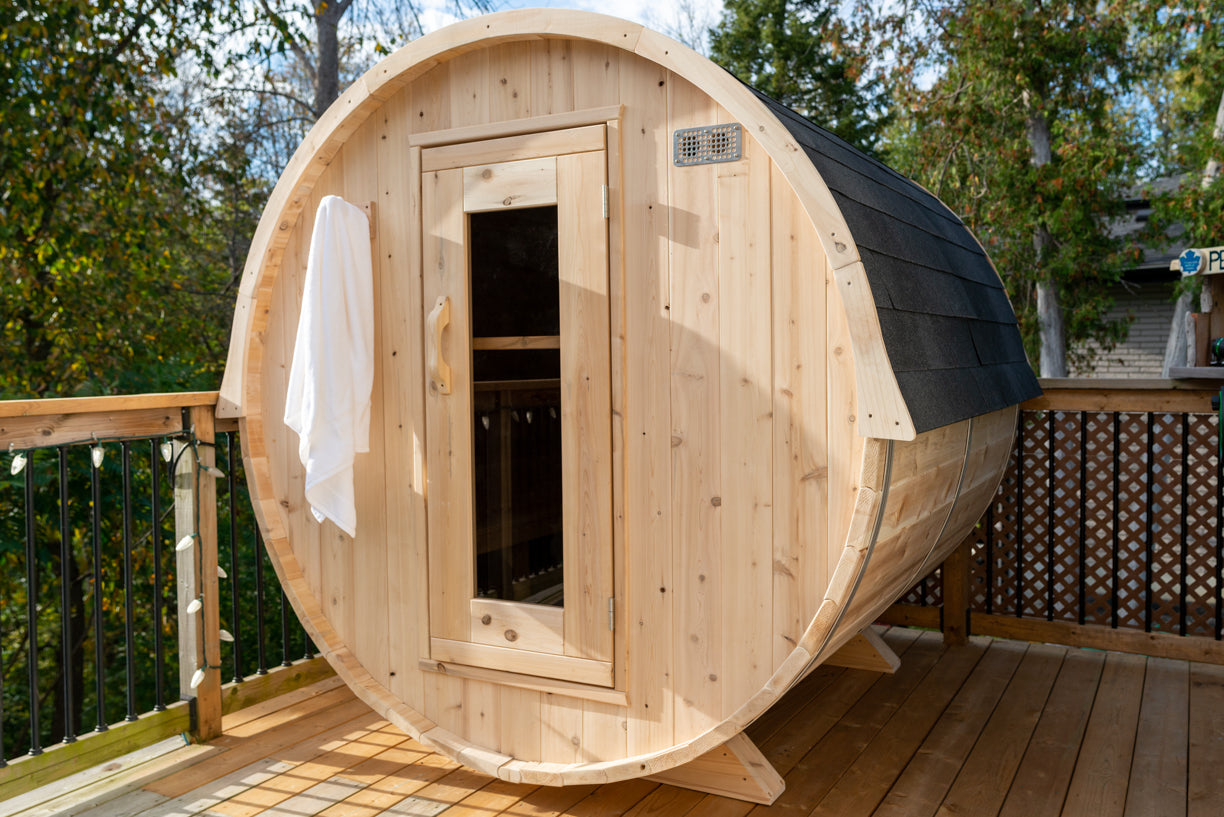 CT Harmony Barrel Sauna - Electric-Heated