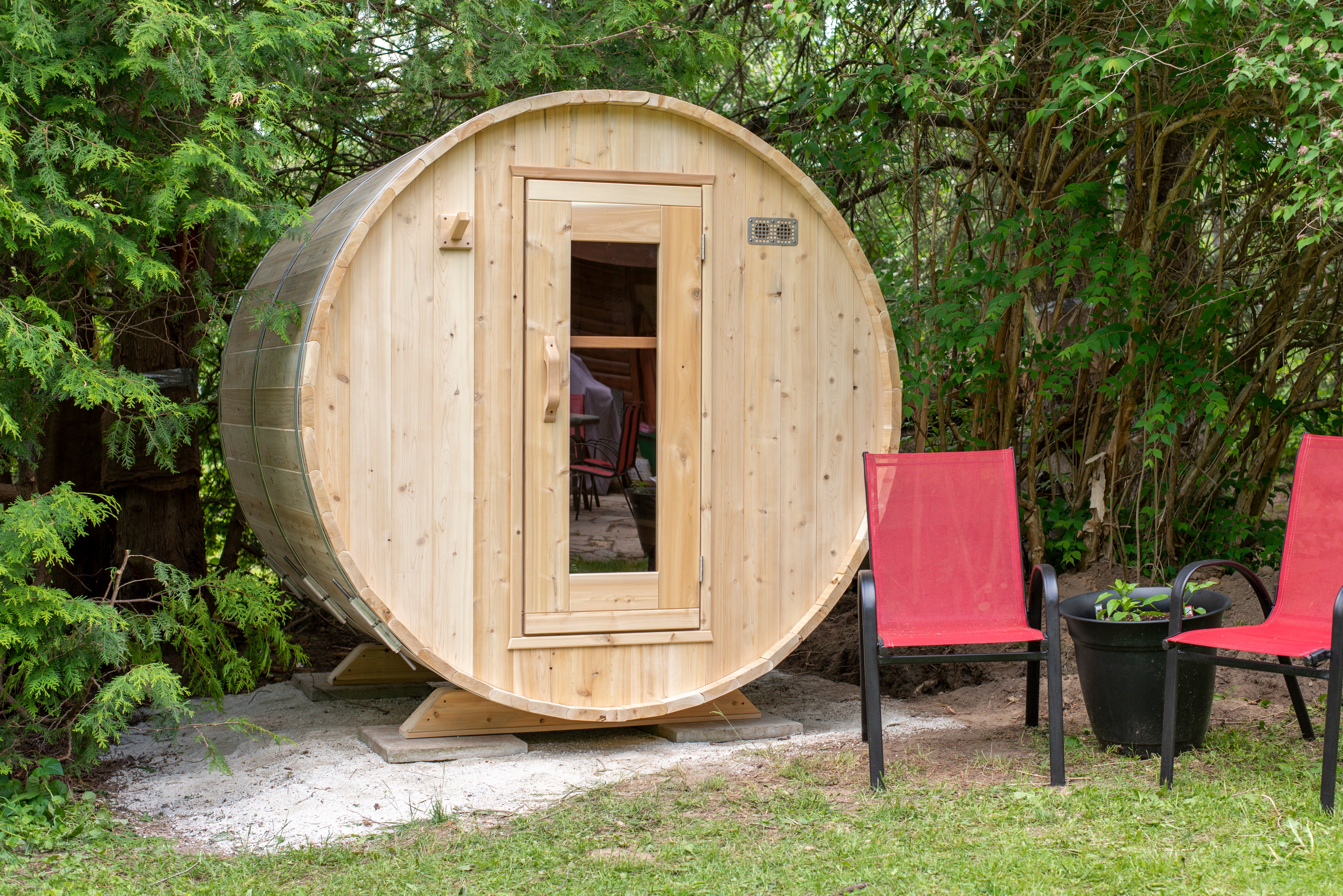 CT Harmony Barrel Sauna - Electric-Heated