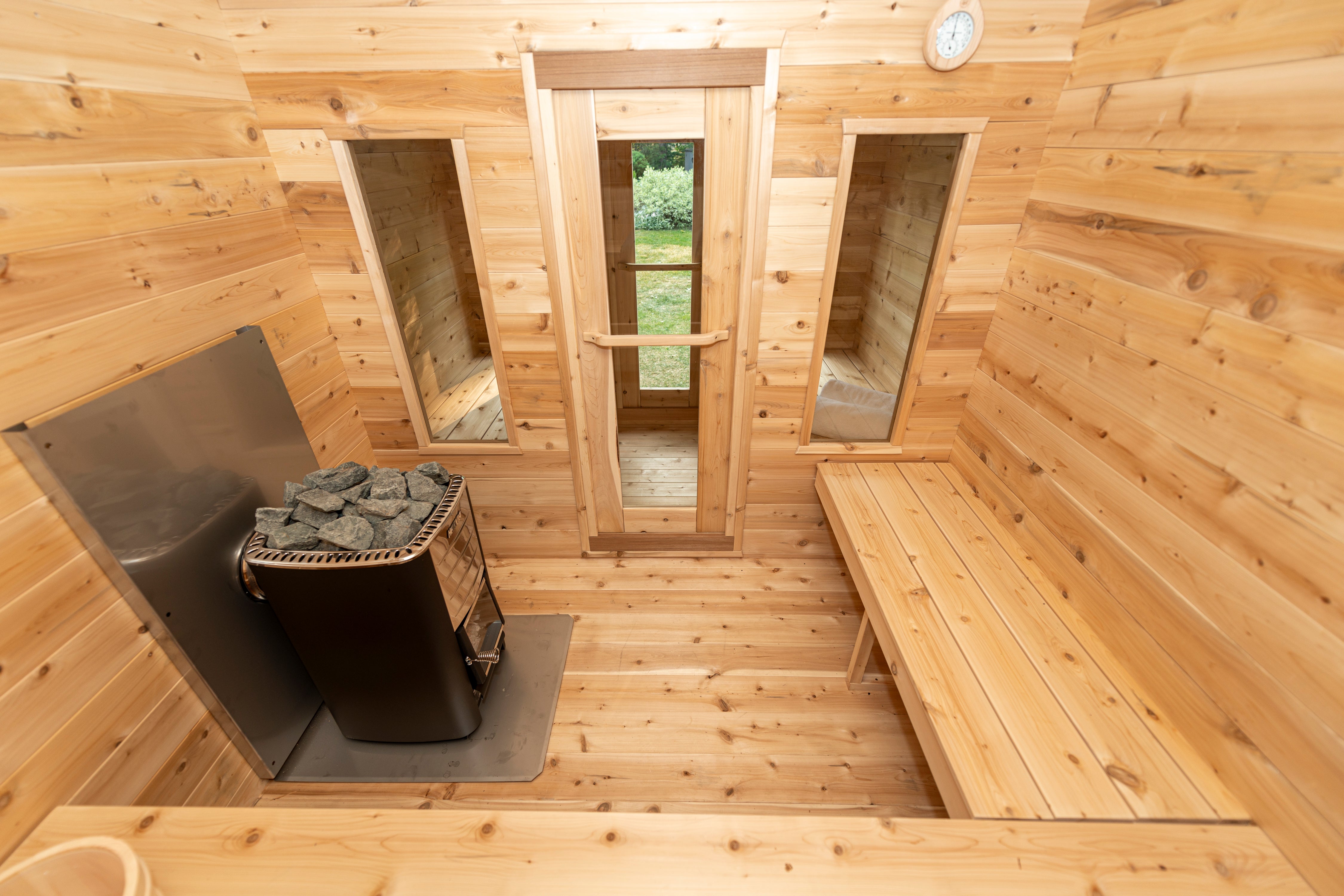 CT Georgian Cabin Sauna with Changeroom - Electric-Heated