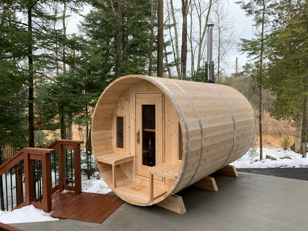 CT Tranquility Barrel Sauna - Electric-Heated