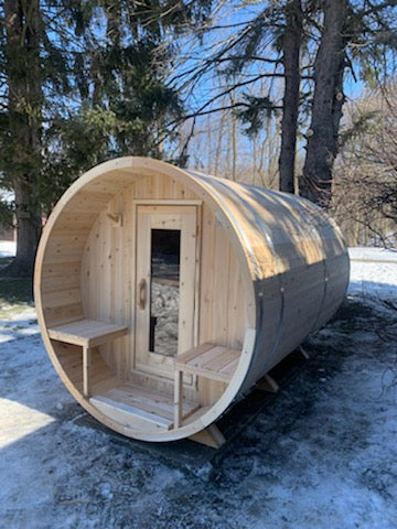 CT Serenity Barrel Sauna - Electric-Heated