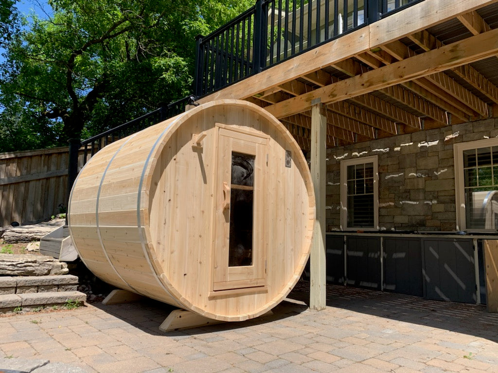 CT Harmony Barrel Sauna - Electric-Heated