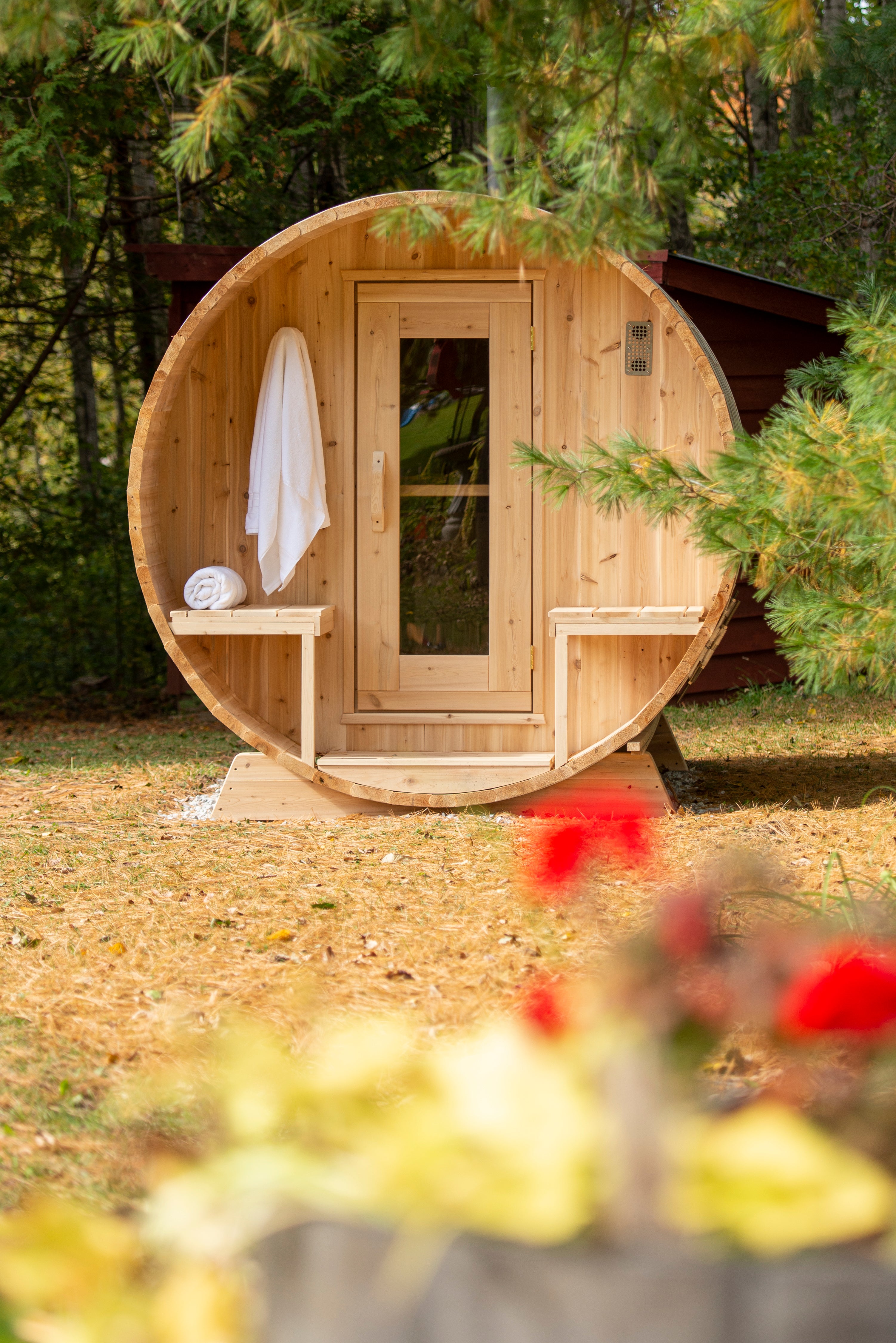 CT Serenity Barrel Sauna - Electric-Heated
