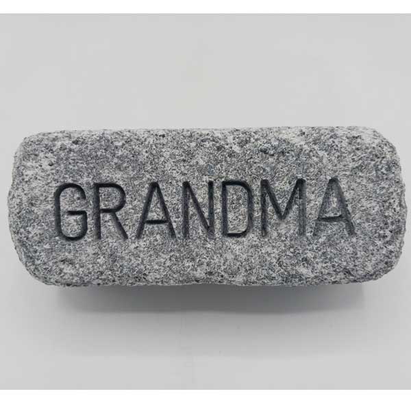 GRANDMA – Engraved Soapstone Sauna Figure by Hukka Design