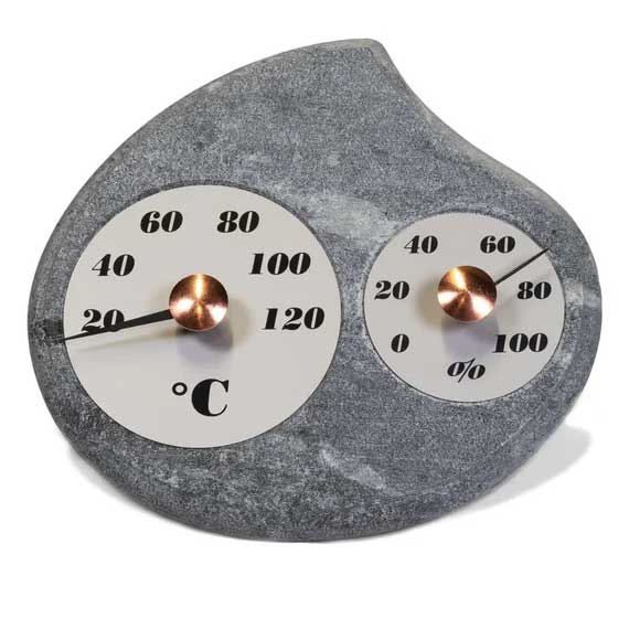 MAININKI Cedar Sauna Thermometer & Hygrometer by Leisurecraft