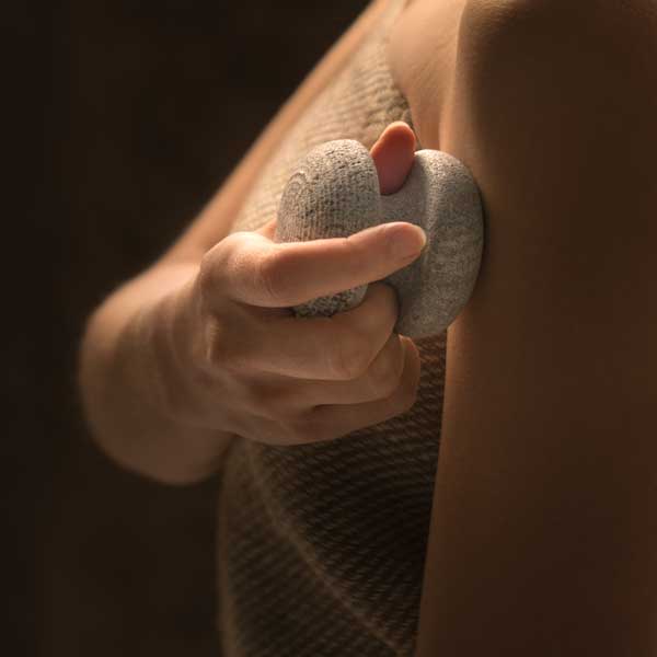 SAUNAJOY Soapstone Massage Stone