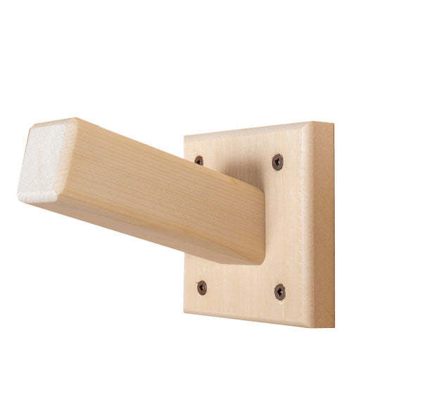 Single Cedar Towel Hook – Wall-Mounted Sauna Hanger by Leisurecraft