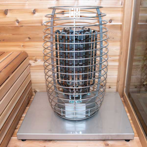 Adjustable Sauna Heater Base – Stainless Steel Platform