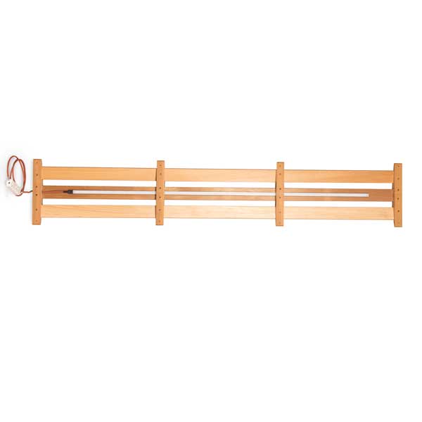 75" Lighted Signature Backrest – Cedar Sauna Panel with Integrated LED Lighting