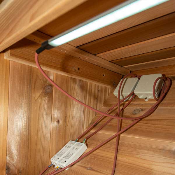 Double Bench Light Set – Color-Changing LED Lighting Kit for Saunas