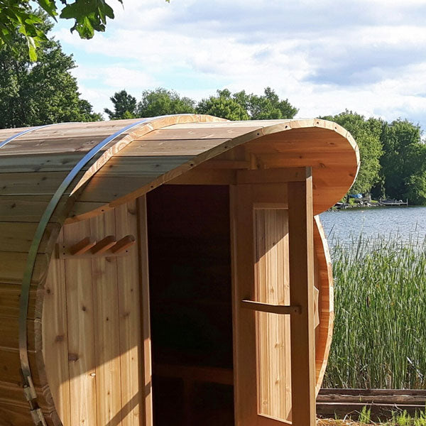 Overhang Cove Kit (14-Piece) – Barrel Sauna Rain Canopy by Leisurecraft