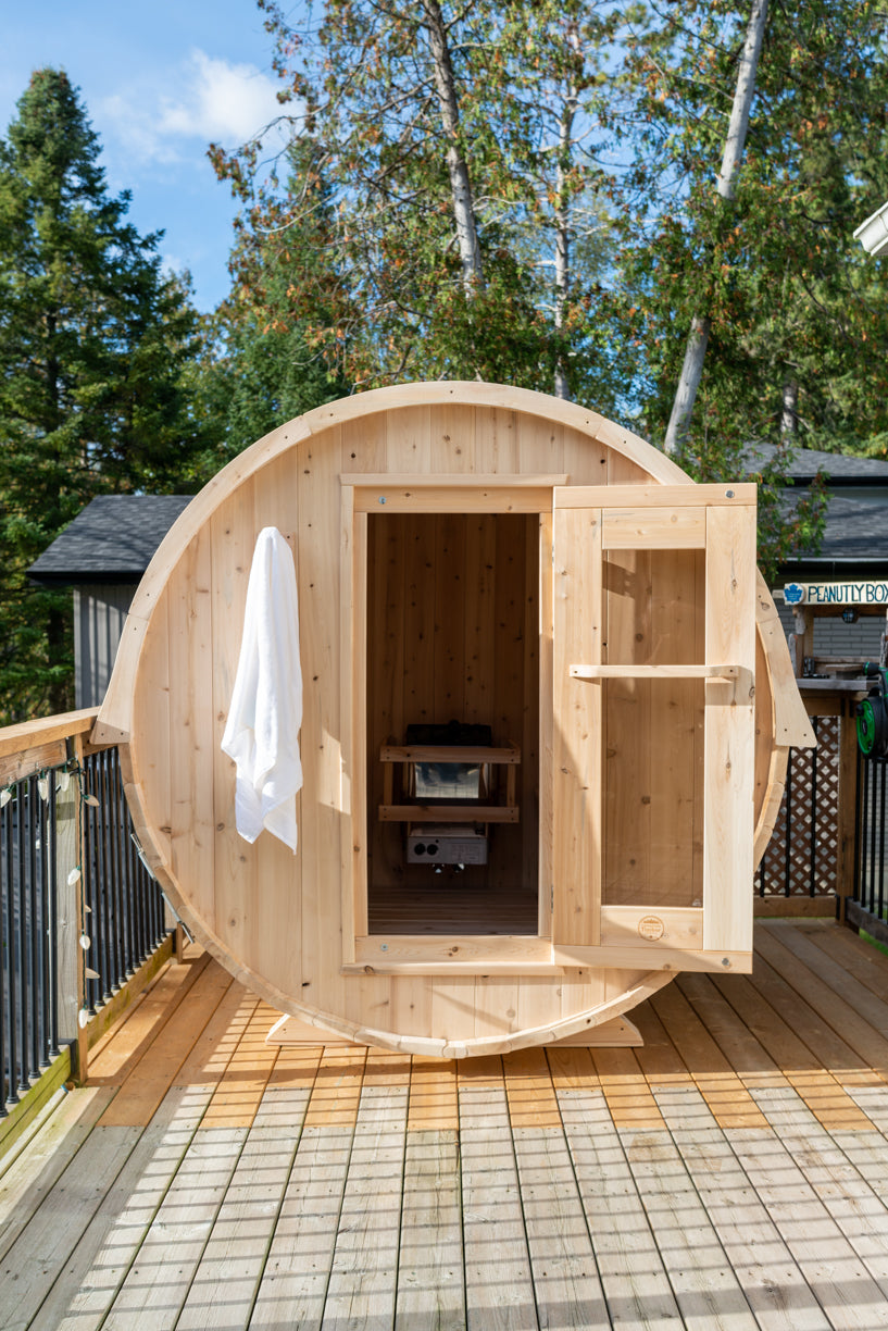 CT Harmony Barrel Sauna - Electric-Heated