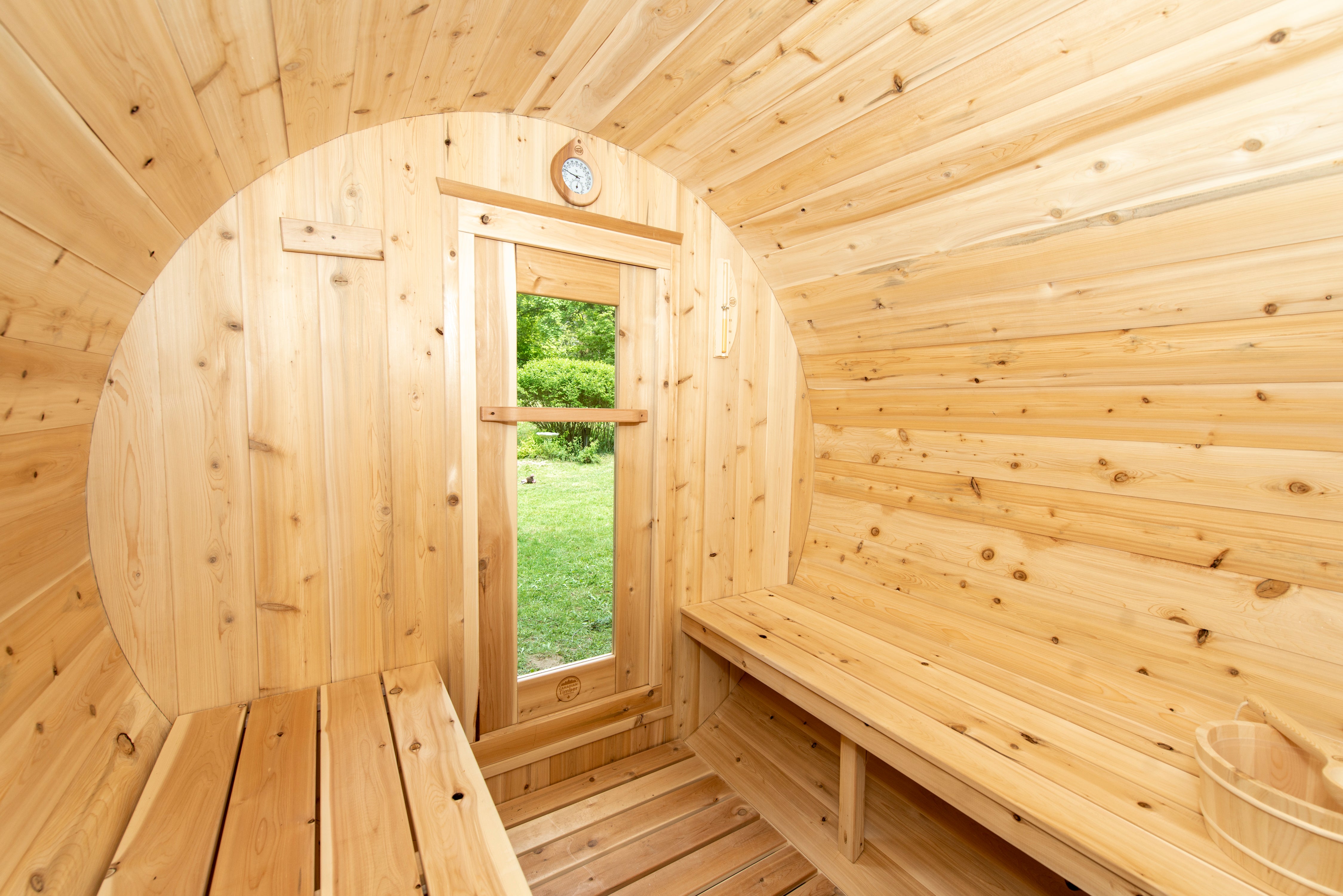 CT Harmony Barrel Sauna - Electric-Heated
