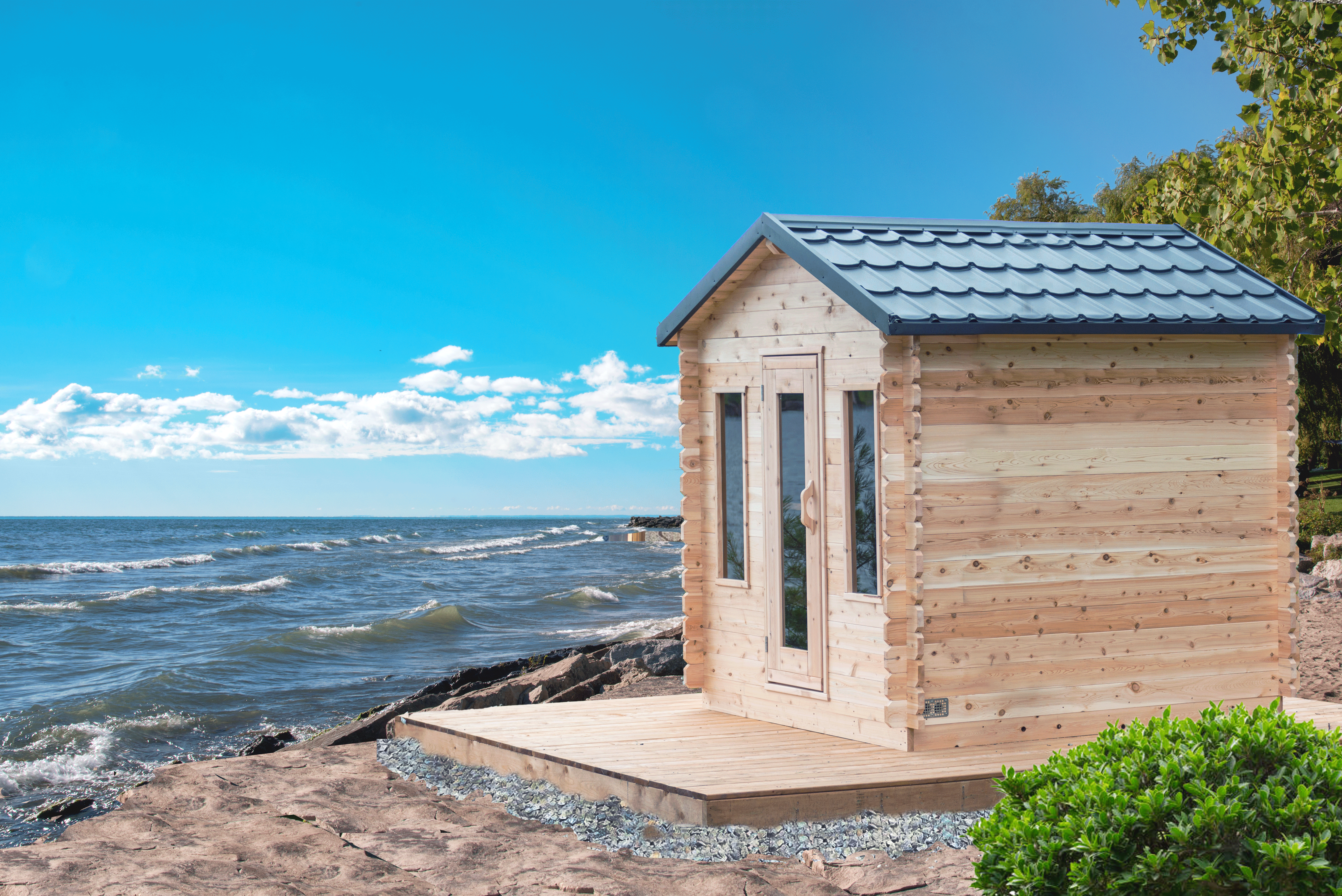 CT Georgian Cabin Sauna - Electric-Heated