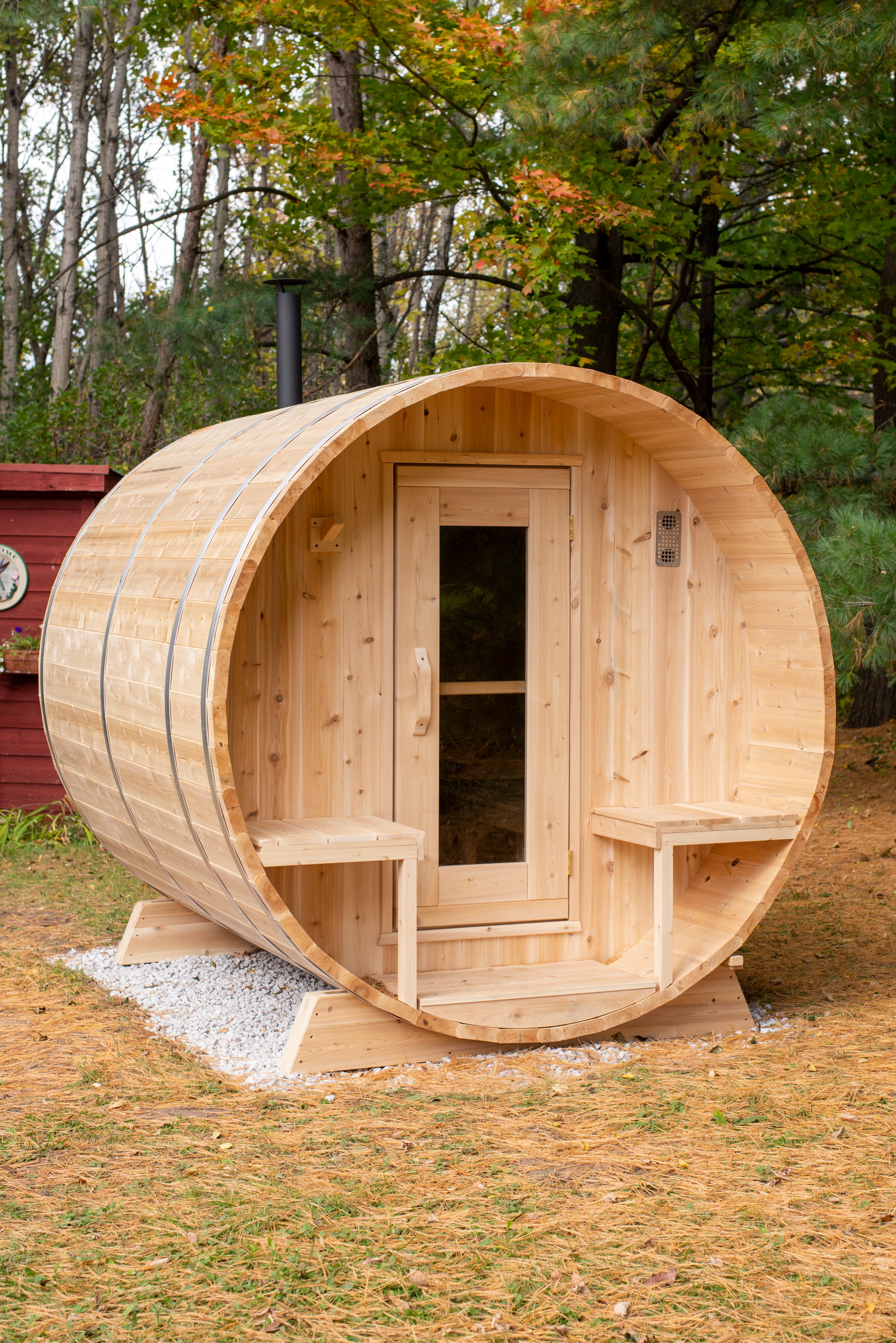 CT Serenity Barrel Sauna - Electric-Heated